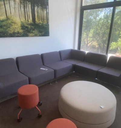 Ensemble Salon Modulable Anthracite – Design Épuré & Convivial