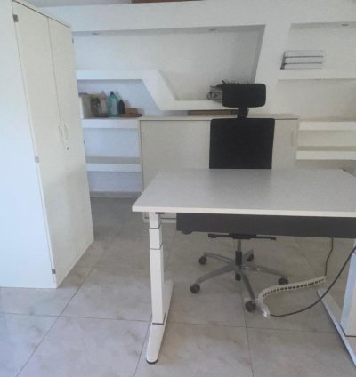 Ensemble Bureau Professionnel Complet – Bureau Individuel + Armoire + Chaise