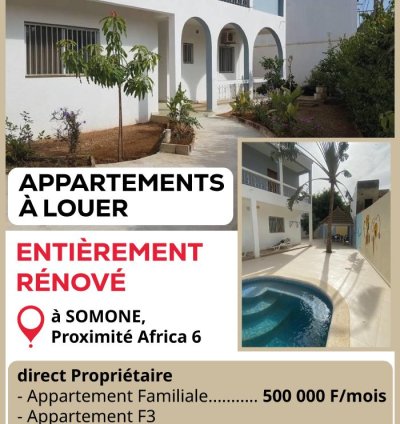 Appartements de Standing à Louer – Somone
