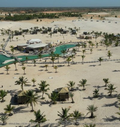 HOTEL OKAI ( l'oasis du desert ) Une oasis au milieu du plus beau désert du Sénégal,