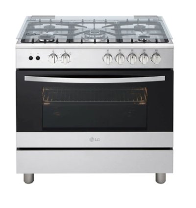 Gaziniere 5 feux LG rotisserie et tourne brosse