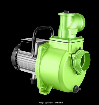 Pompe 750 6 m3 /H 2,5 Bar avec cofffret et 2 panneaux 550 W Mc