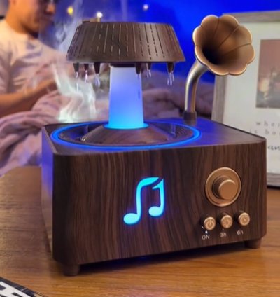 Diffuseur Bluetooth modèle retro disponible