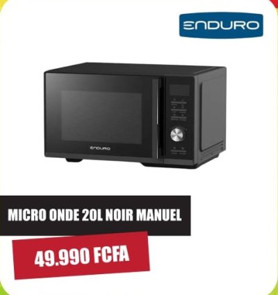 Micro-Onde Enduro 20L - Noir Manuel