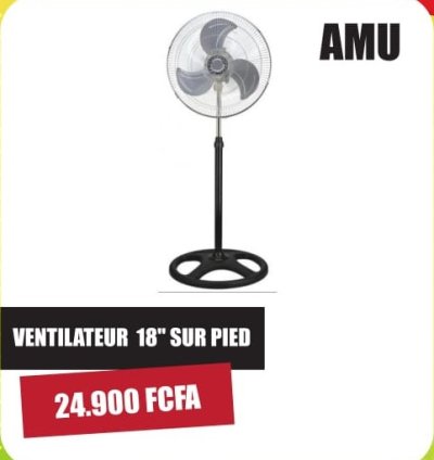 Ventilateur AMU 18" Sur Pied