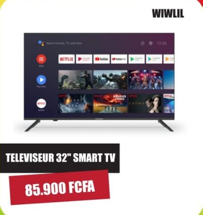 Téléviseur WIWLIL 32" - Smart TV Android