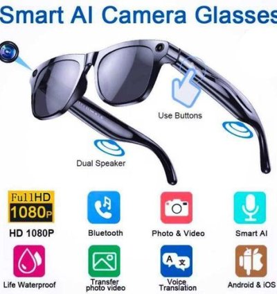 Lunette transparente intelligente